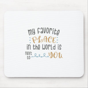 Een paar cadeautjes op mijn favoriete plek staat n muismat