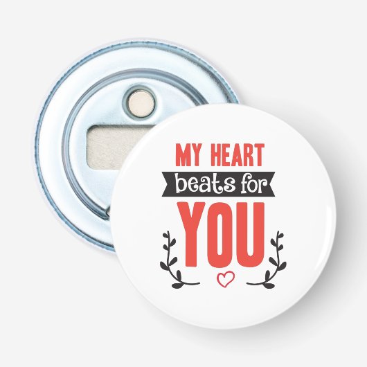 Een paar cadeautjes voor je. button flesopener (Voorkant)