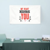 Een paar cadeautjes voor je. spandoek (Beurs)