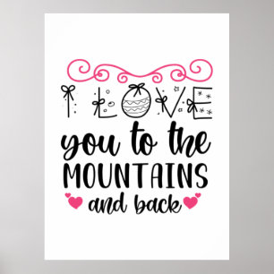 Een paar cadeautjes waar ik van hou, naar de berge poster