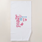 Een paar cadeautjes waar ik zo van hou strandlaken (Voorkant)