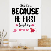 Een paar cadeautjes waar we van houden omdat hij h poster (Keuken)