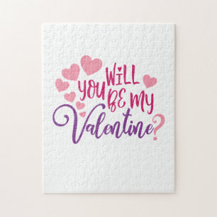 Een paar cadeautjes zijn mijn Valentijn. Legpuzzel