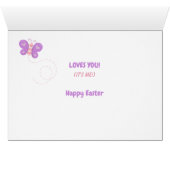 Een paar cent houdt van je paaskaart (Binenzijde Horizontaal (Onderkant))