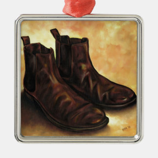 Een paar Chelsea Boots Metalen Ornament