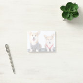 Een paar Corgis op een bank Post-it® Notes (Kantoor)