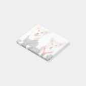 Een paar Corgis op een bank Post-it® Notes (Schuin)