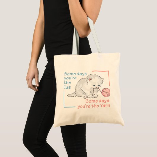 Een paar dagen dat je de kat bent tote bag (Voorkant (product))