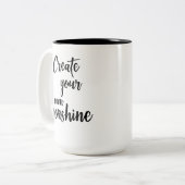 Een paar dagen dat je je eigen zonneschijnse Mok m (Voorkant links)