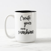 Een paar dagen dat je je eigen zonneschijnse Mok m (Links)