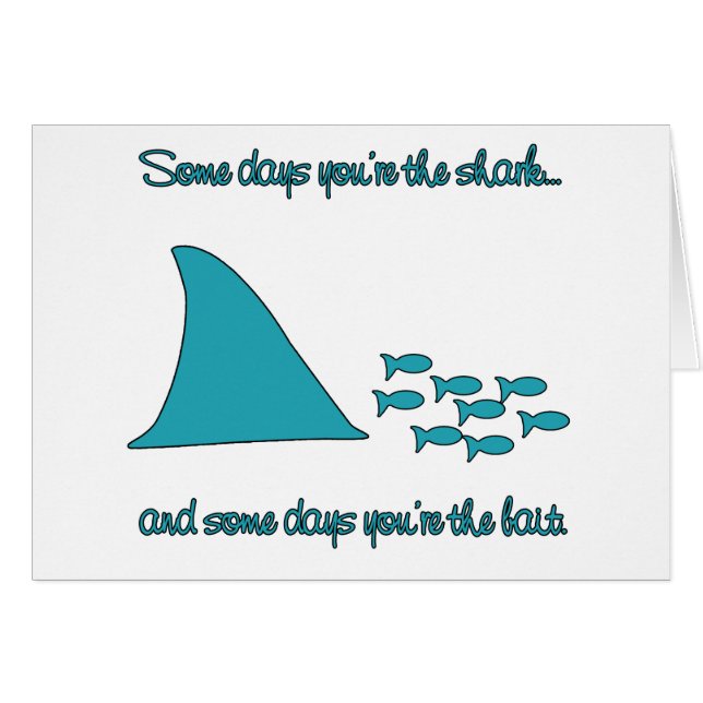 Een paar dagen... je bent het Shark T-shirt (Voorkant Horizontaal)