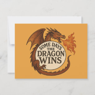 Een paar dagen later wint de draak briefkaart