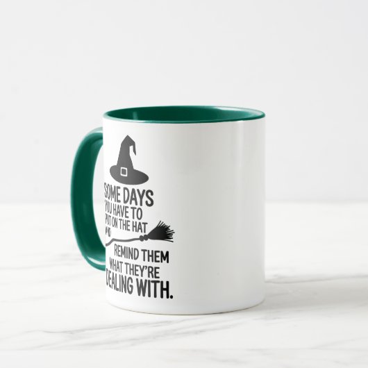 Een paar dagen moet je het Pet halloween aandoen Mok (Voorkant links)