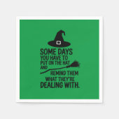 Een paar dagen moet je het Pet halloween aandoen Servet (Voorkant)