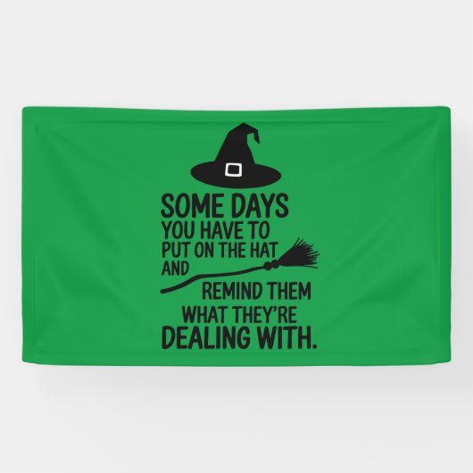 Een paar dagen moet je het Pet halloween aandoen Spandoek (Horizontaal)