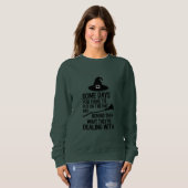 Een paar dagen moet je het Pet halloween aandoen Trui (Voorkant volledig)