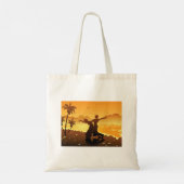 Een paar dansen op de strand Canvas tas (Achterkant)