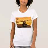 Een paar dansen op de strandwonden t-shirt (Voorkant)