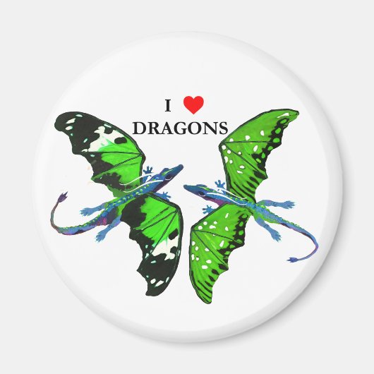 Een paar dragons magneet (Voorkant)