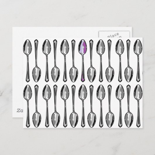 Een paar extra spoons briefkaart (Voorkant / Achterkant)