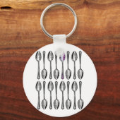 Een paar extra spoons sleutelhanger (Voorkant)