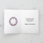 Een paar flitsende bloemen gedenkdag kaart (Binnen)