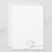 Een paar foto Moderne Script Calendar sparen de Da (Achterkant)