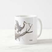 Een paar grote blauwe helden koffiemok (Voorkant rechts)