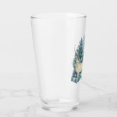 Een paar herten in het winterbos glas (Rechts)