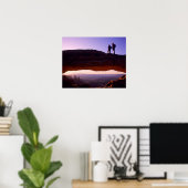 Een paar horloges op zonsopgang bij de Mesa Arch i Poster (Thuiskantoor)