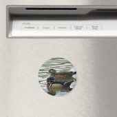 Een paar houten eenden magneet (Insitu (Vaatwasser))