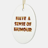 Een paar Humor hebben Keramisch Ornament (Links)