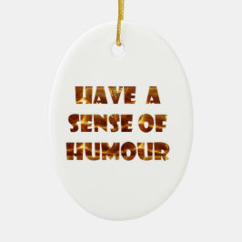 Een paar Humor hebben Keramisch Ornament