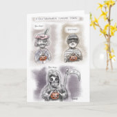 Een paar Ideeën van het Kostuum van Halloween Kaart (Gele Bloem)