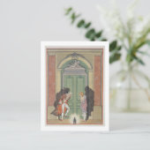 Een paar in Candlelight, illustratie uit 'Les Li' Briefkaart (Staand voorkant)