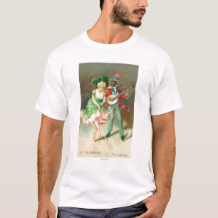 Een paar in Costume Doing the Cake-Walk T-shirt