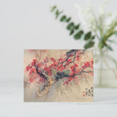 Een paar in de lente briefkaart (Staand voorkant)