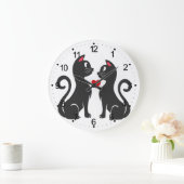 Een paar katteliefhebbende herfst - Kies achtergro Grote Klok (Huis)