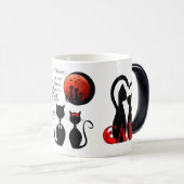 Een paar katten in huis magische mok (Voorkant rechts)