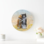 Een paar katten: liefde is in de lucht? Grote klok (Huis)