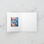 Een paar kristallen dolfijnen kaart (Binnen)