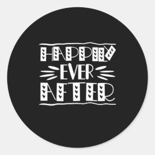 Een paar kunst die altijd goed is ronde sticker