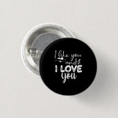 Een paar kunst die ik van jou hou ronde button 3,2 cm (Voorkant /achterkant)