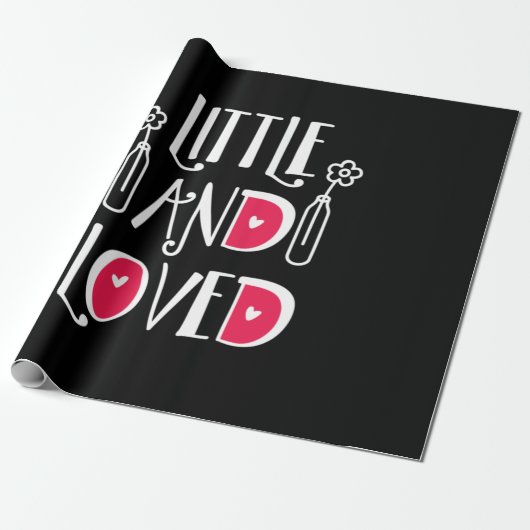 Een paar kunst en liefde cadeaupapier (Uitgerold)