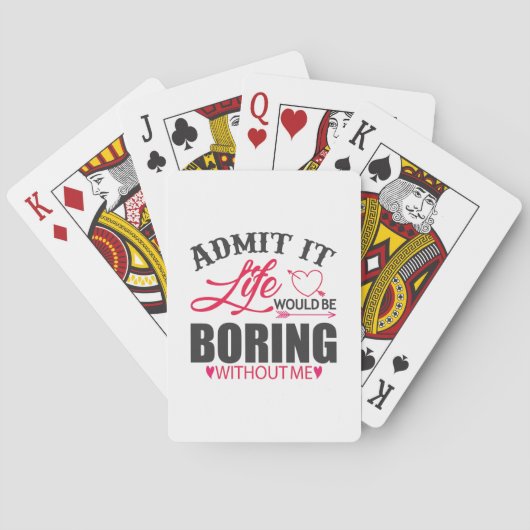 Een paar kunst geeft het leven pokerkaarten (Achterkant)