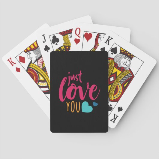 Een paar kunst houdt van je pokerkaarten (Achterkant)