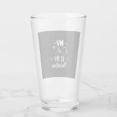 Een paar kunst mijn kat is mijn Valentijn Glas (Achterkant)