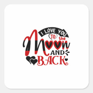 Een paar kunst waar ik van hou... vierkante sticker