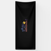 Een paar kunst wordt mijn Valentijn. Spandoek (Verticaal)