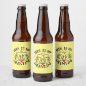 Een paar kunstbier is mijn Valentijn Bier Etiket (Flessen)